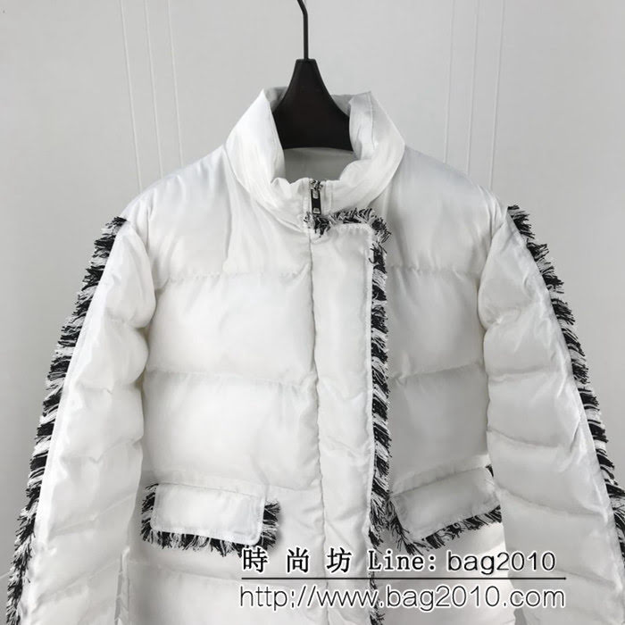CHANEL香奈兒 18秋冬 neige 流蘇邊長款 名媛風 女款棉服外套 ydi1716